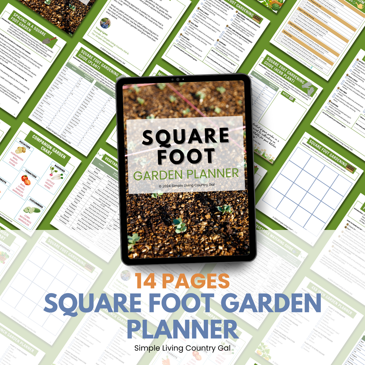Square Foot Garden Planner+Guide