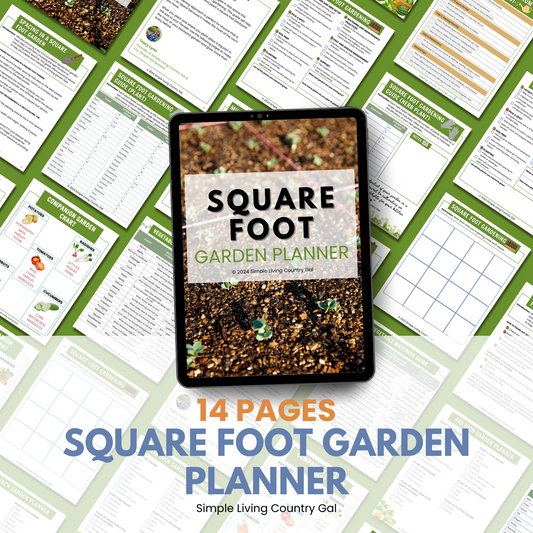 Square Foot Garden Guide and Planner!