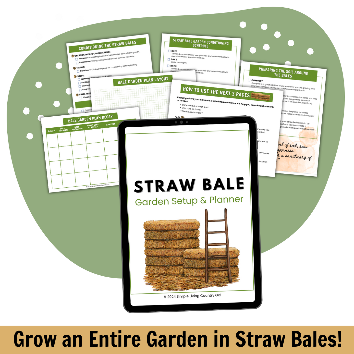 Straw Bale Gardening Bundle